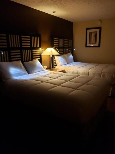 Ένα ή περισσότερα κρεβάτια σε δωμάτιο στο Motel M Lewisburg