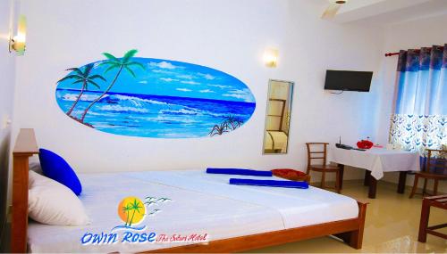 Кровать или кровати в номере Owin Rose Yala Safari Hotel