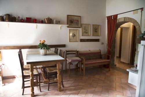 Χώρος καθιστικού στο Apartment le scalette a relaxing oasis near Florence