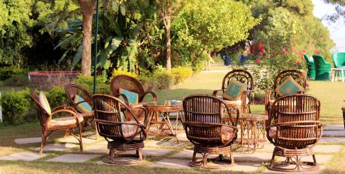 Κήπος έξω από το Bhadrawati - A Riverside Safari Lodge Ranthambore