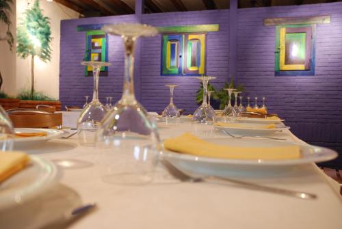 Comida en la casa de huéspedes o alrededores
