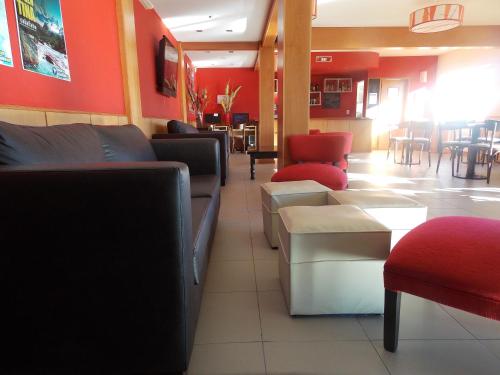 Χώρος καθιστικού στο Marcopolo Suites Calafate
