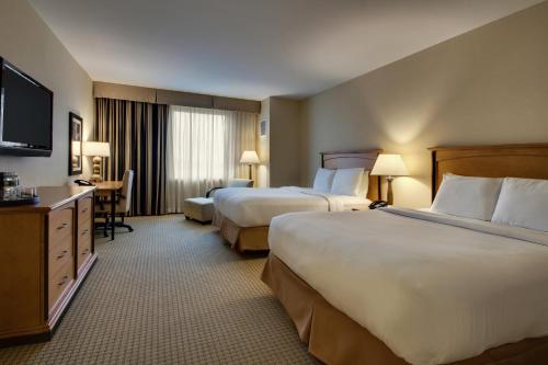 Tempat tidur dalam kamar di Hollywood Casino Bangor