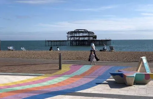 The i360 flat, penthouse, sea view, large private roof terrace, central Brighton 2 bedroom flat photo 27