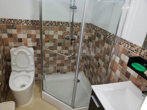 Ванная комната в Apartamentos Roman