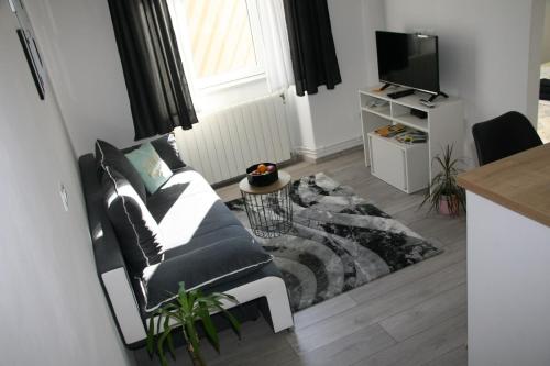 Televisyen dan/atau pusat hiburan di Stylish Apartment in City Center