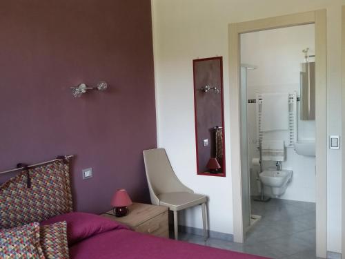Koupelna v ubytování B&B La Costa
