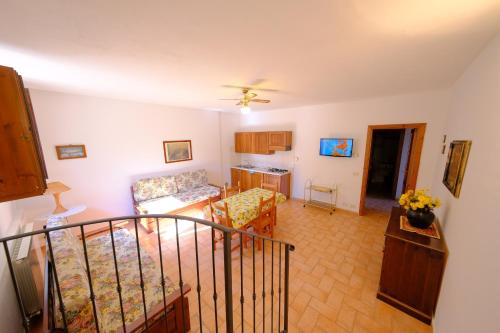 Katil atau katil-katil dalam bilik di Agriturismo Montegonfoli