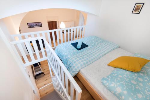 Postel nebo postele na pokoji v ubytování Apartment near Wenceslas Square