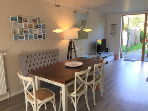 Χώρος καθιστικού στο Ferienhaus Haffmeer
