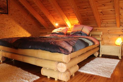 Postel nebo postele na pokoji v ubytování roothaus