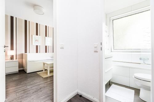 Koupelna v ubytování Apartments Köln