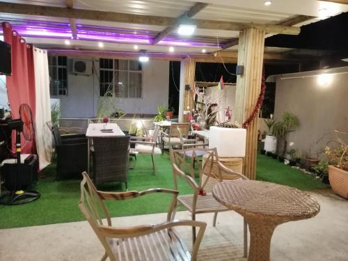 Posezení v ubytování Residence Les Bambous B&B