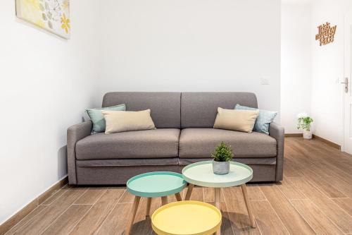 Posezení v ubytování COSY MATTONI