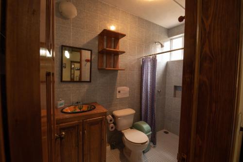 Koupelna v ubytování MYKONOS - Adult Hotel