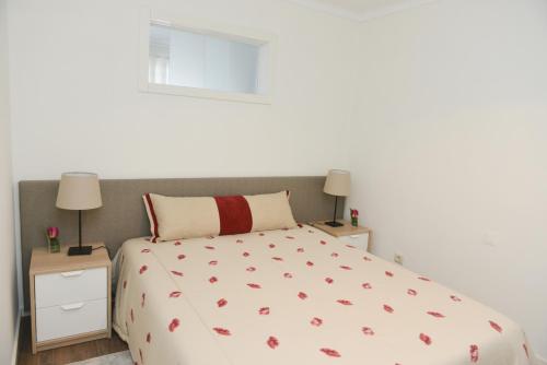 Postel nebo postele na pokoji v ubytování Alojamento local A Casinha