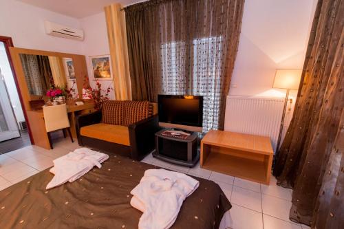 Posezení v ubytování Krikonis Hotel