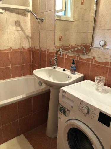 Kúpeľňa v ubytovaní Veranda Apartman