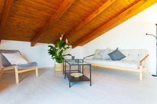 Ruang duduk di La Casa di Benedetta