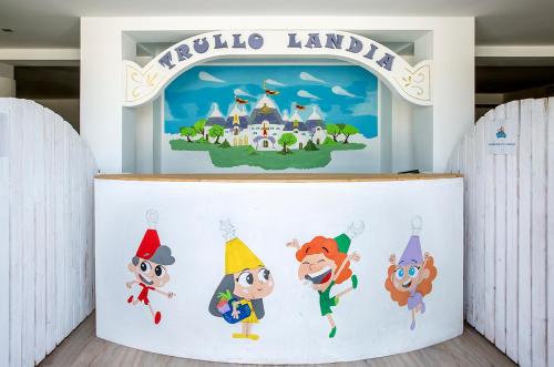 a childrens room with a disneyland sign at Borgo Egnazia in Savelletri di Fasano