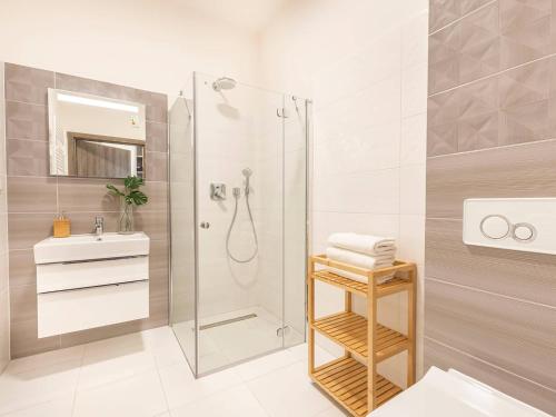Ένα μπάνιο στο VacationClub – 5 Mórz Sianożęty Apartament 1G/35