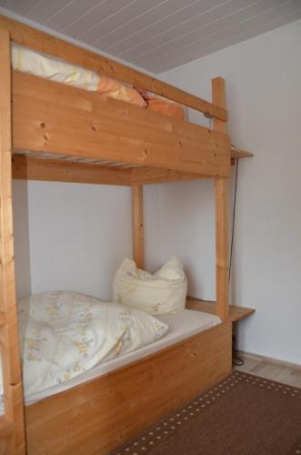 Cama o camas de una habitación en Storchennest an der Spree in Radinkendorf