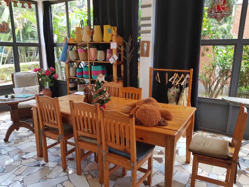 Zona de estar de Meva Guesthouse