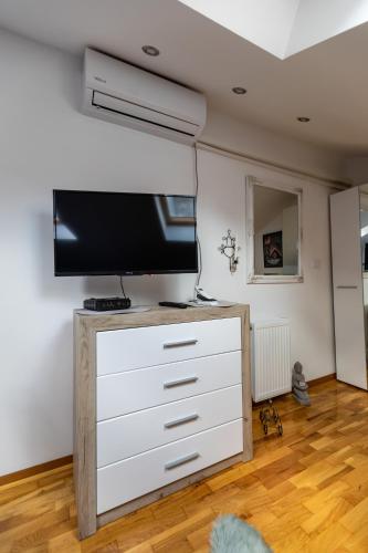 Kuchyň nebo kuchyňský kout v ubytování Deluxe dreams & spa