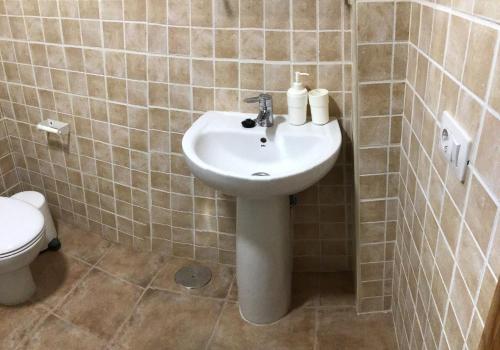 Et badeværelse på Playa de Isora