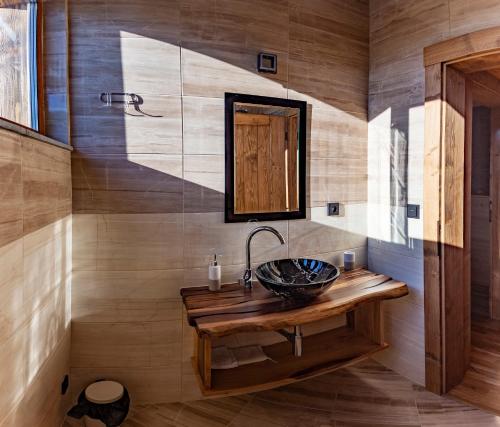 Kúpeľňa v ubytovaní Apartmány Goral Podhájska