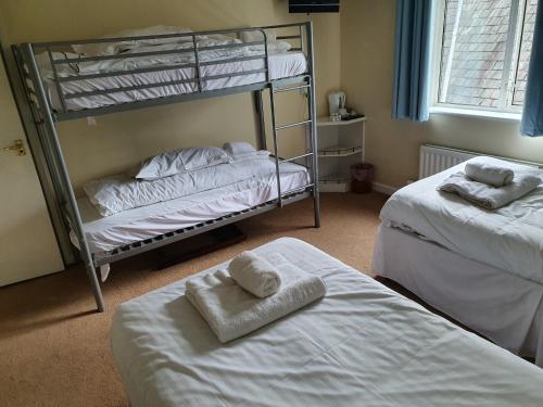 Glan Aber Hotelにあるベッド