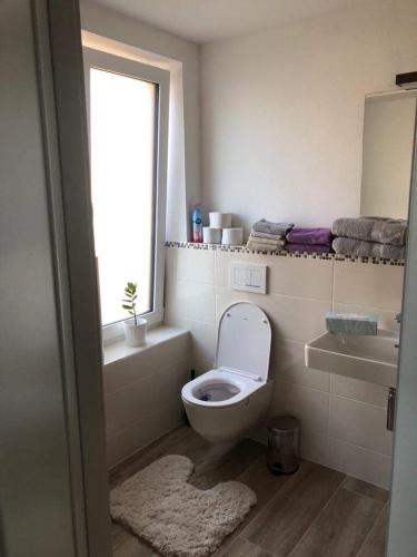 Koupelna v ubytování Penzion Sadová 471 u Znojma