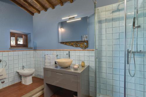 Kúpeľňa v ubytovaní Villa La Coccola
