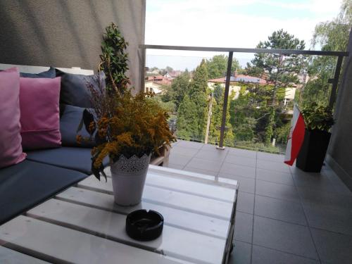 Χώρος καθιστικού στο Apartament Antek klimatyzowany