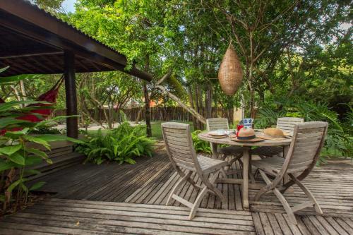 Taman di luar Casa Sabiá