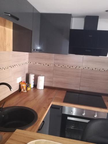 Kuchyň nebo kuchyňský kout v ubytování Deluxe dreams & spa