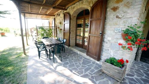Μπαλκόνι ή βεράντα στο Appartamento Olivo - Agriturismo Le Selvole