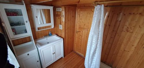 Ванная комната в Þingvellir Golden Circle Cottage