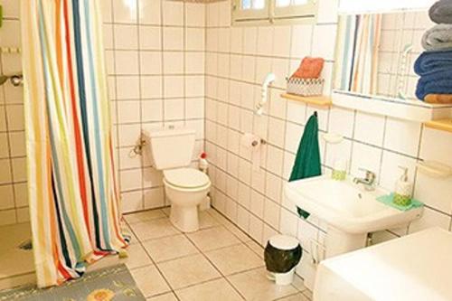 Koupelna v ubytování Villa Zannanas