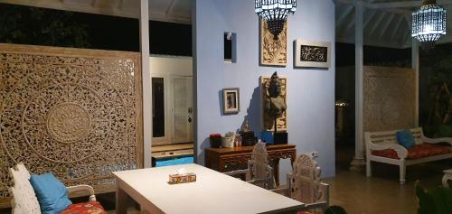 Χώρος καθιστικού στο Starling villas