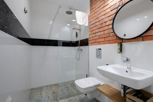 Ένα μπάνιο στο Apartamenty Bema4 Sopot