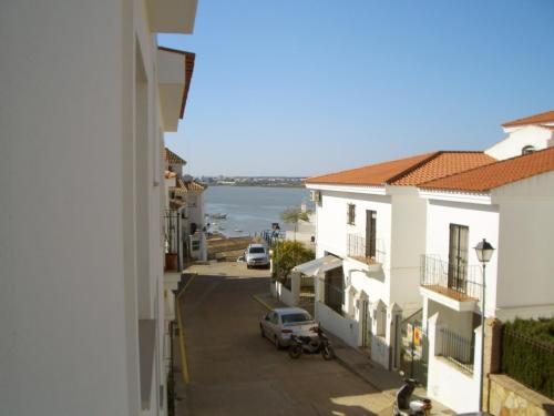 a view of a street in a city with buildings at Ayamonte Mirador in Ayamonte