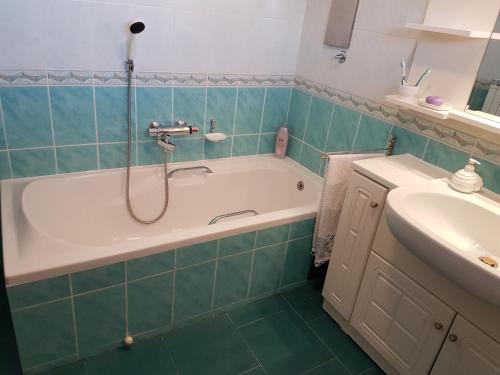 Koupelna v ubytování Apartment Venko