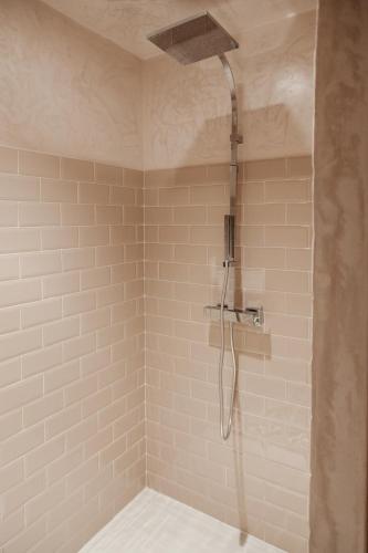 a shower with a shower head in a bathroom at ASTUTO Boutique Jerez - Adults Only in Jerez de la Frontera