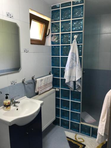Kylpyhuone majoituspaikassa Vila Ramona