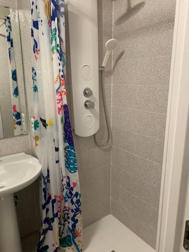 Koupelna v ubytování Piso Badajoz