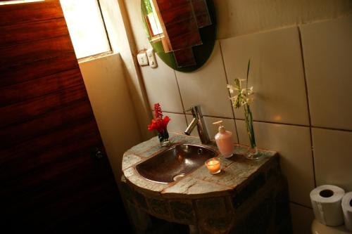 Ванная комната в Eco Quechua Lodge