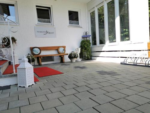 Balkoni atau teres di Pension Mozart
