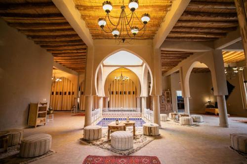 Zona de estar de Riad Kasbah Aiour