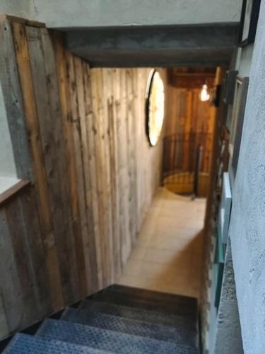 a view of a hallway in a house at The Loft Gozo in Xagħra